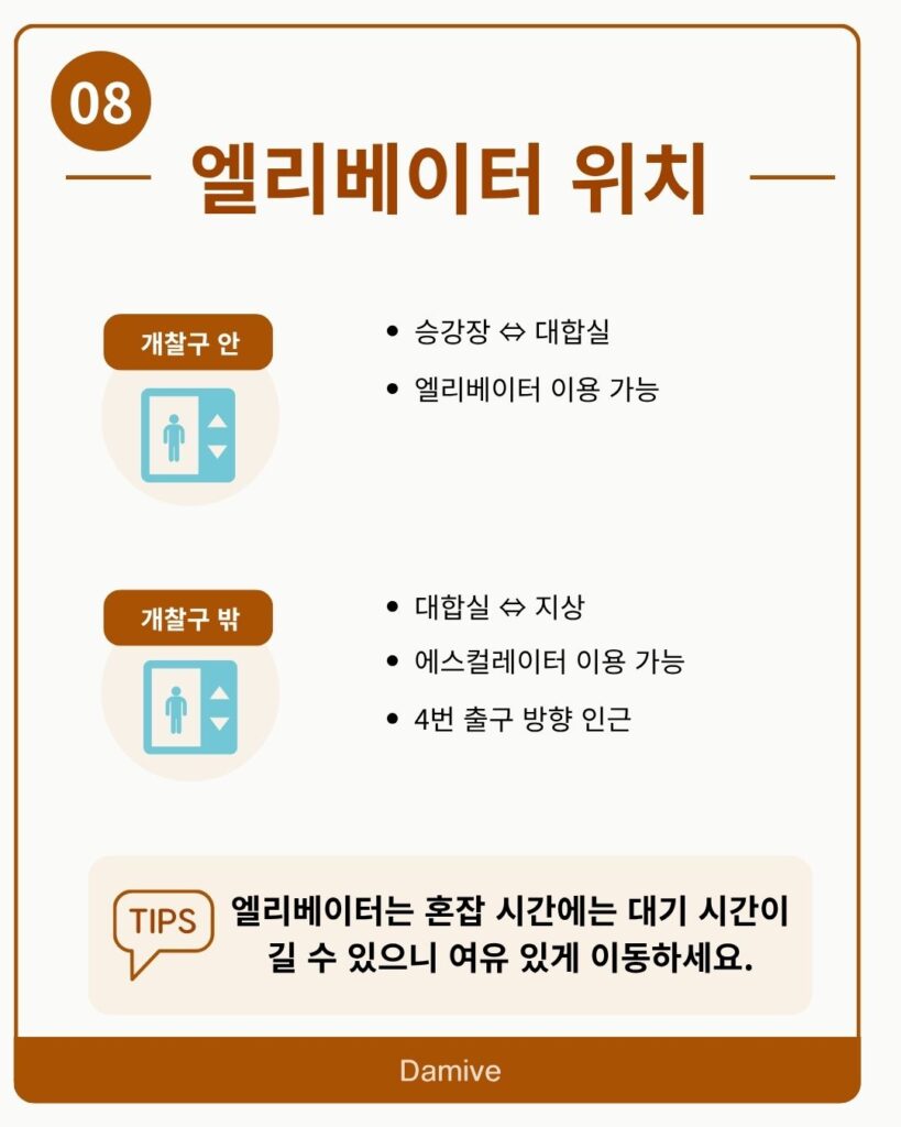 역촌역 엘리베이터 위치와 교통약자 이동 안내